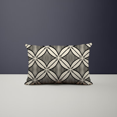 Polyester/Polyester Blend Lumbar Rectangular Indoor/Outdoor Pillow Cover & Insert