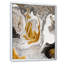 Vague de marbre doré et noir V - peinture sur toile-67231568-67231571