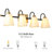 4 - Light Dimmable Vanity Light