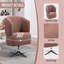 Chaise d'appoint pivotante rembourrée-235457484
