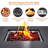 Square Iron Propane Smokeless Fire Pit Table with Lid