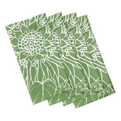 Chavi Polyester Floral Square Napkin