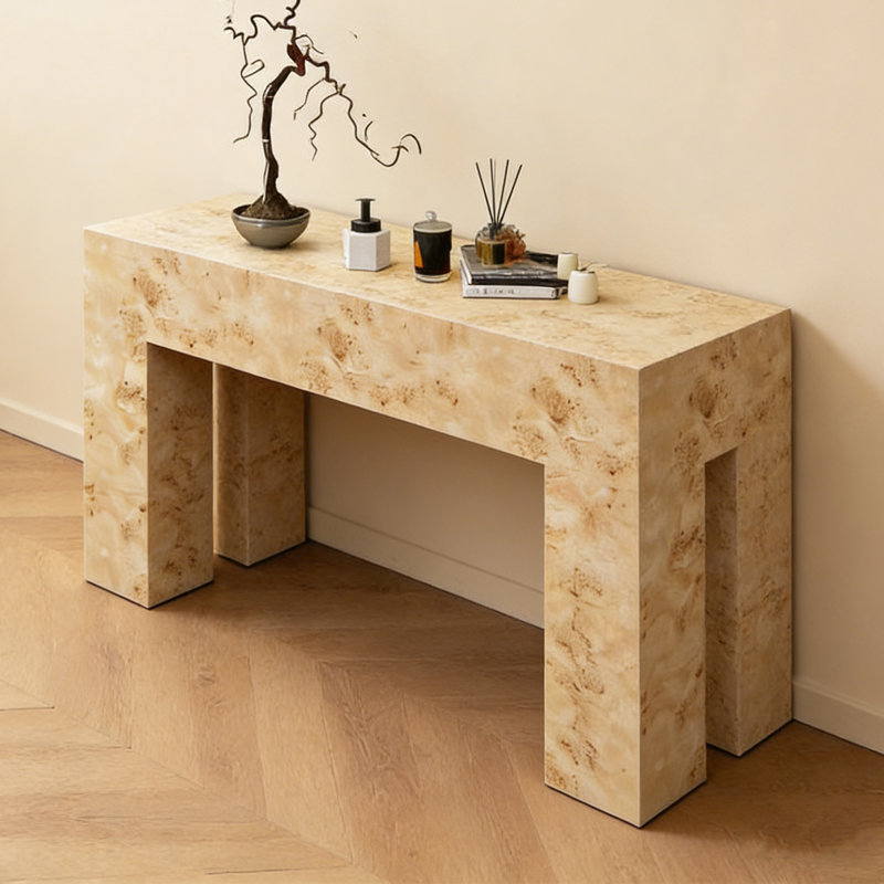 Console Retro Luxury Art, H 29,53 po x l 62,99 po x P 15,75 po