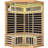 Double Capacity Sauna Room with Canadian Hemlock