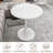 27.6-Inch Coffee Table, Mid-Century Modern Style Dining Table, Suitable For 2-4 People, Featuring A Round Marble Tabletop, For Various Settings.-132816616-132816618