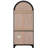 71"H Arched China Cabinet Kitchen Pantry Cabinet With Glass Doors And Adjustable Shelves, Farmhouse Versatile Display Storage Cabinet Bookcase With Hidden Drawer For Kitchen, Dining Room, Bathroom-328690850