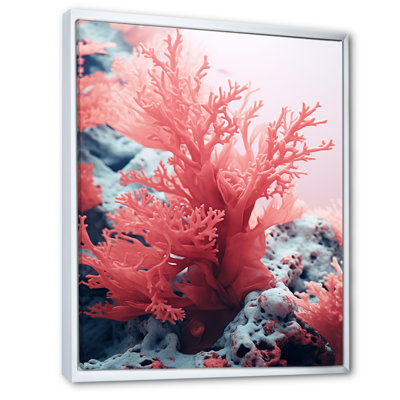 «Pink Coral And Anemones Dance II», reproduction sur toile