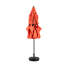 Parasol à 3 niveaux en aluminium 10 pi pour pelouse - Pour la piscine, la cour arrière orange, la terrasse de la piscine-1519464905