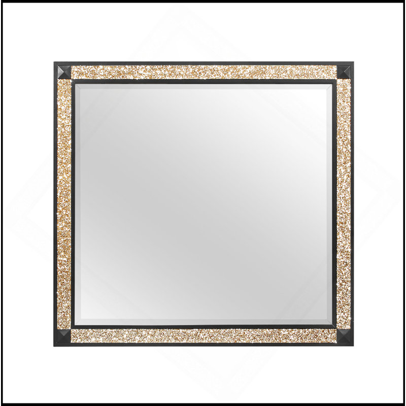 LIVELY BLACK/GOLD MIRROR