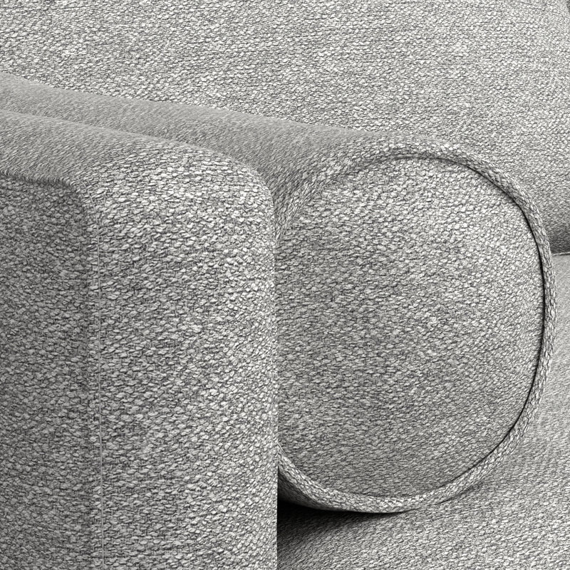 Morrison - Canapé modulaire droit - Gris brume