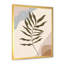 «Botanical Minimalist Leaf in Earth Tones I», peinture sur toile encadrée-59540663-59540662