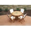 Oxford Outdoor 5 - Piece Teak Dining Set-2129492655