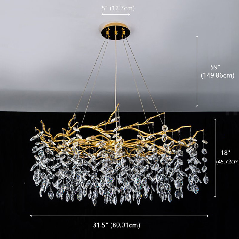 Gieslinde 10 - Light Dimmable Chandelier