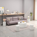 Ensemble de 5 tables basses Wave Stripe