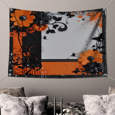 Tapisserie florale - Art mural