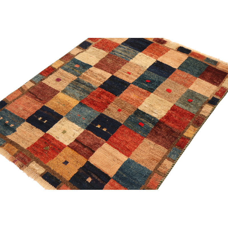 One-of-a-Kind 3'4" X 4'4" Hand Knotted Area Rug