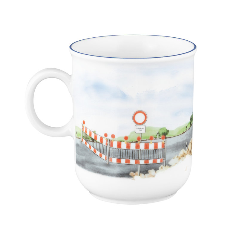 Compact Coffee Mug, On The Construction Site