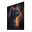 Portrait de chat céleste II - décoration murale chat en bois - sur bois de pin naturel-1010151003