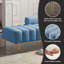 Banc rembourré en similicuir Tava-445298165