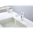 Chrome Single Hole Bathroom Faucet,Laundry Vanity Sink Faucet With Two 9/16" Hoses-121292117