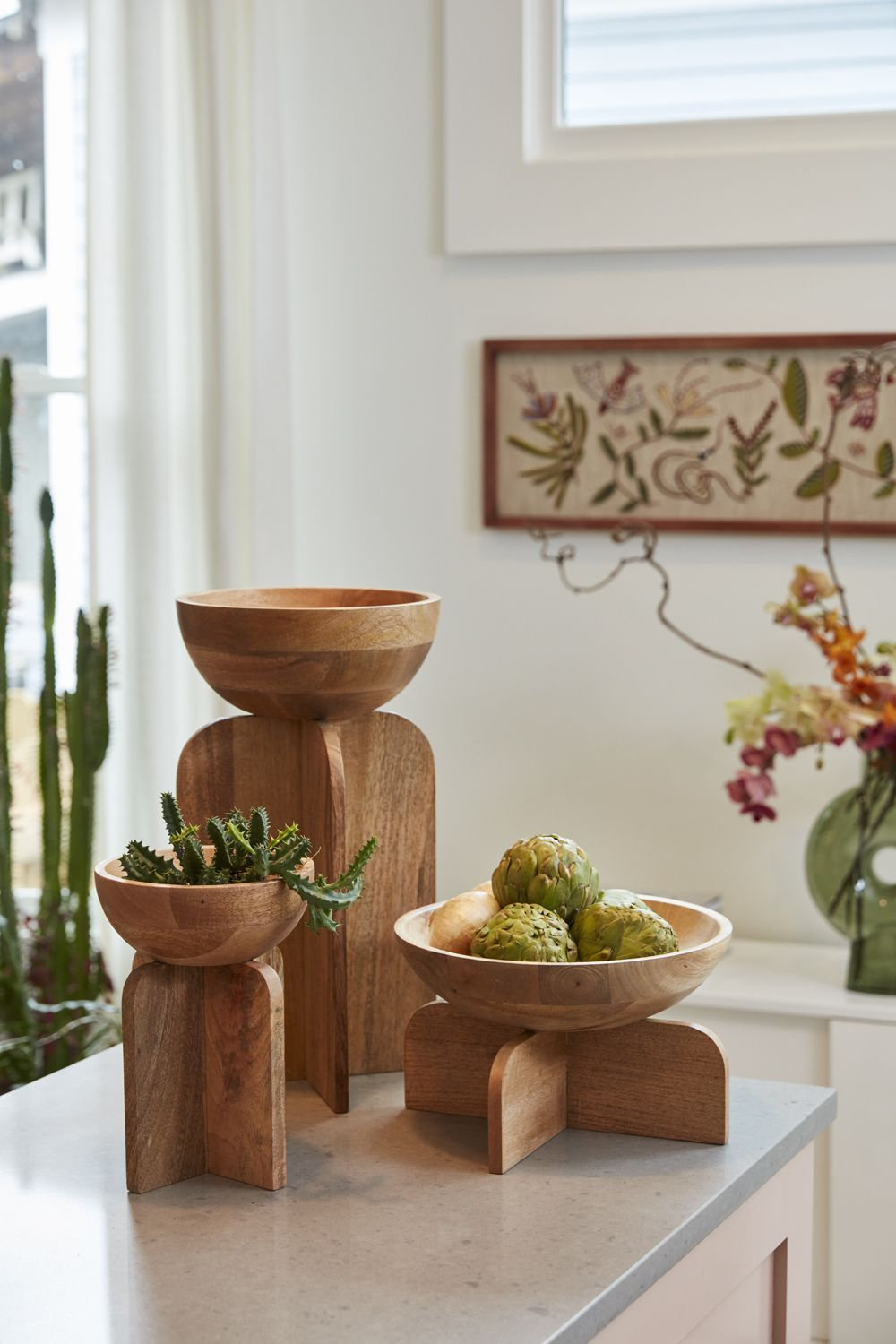 Asherville Wood Serving Bowl