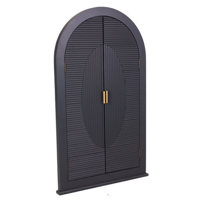 Fitzrovia Wood Flat Wall Mirror