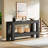 62.99" W Stain Resistant Pedestal Console Table-1458900160