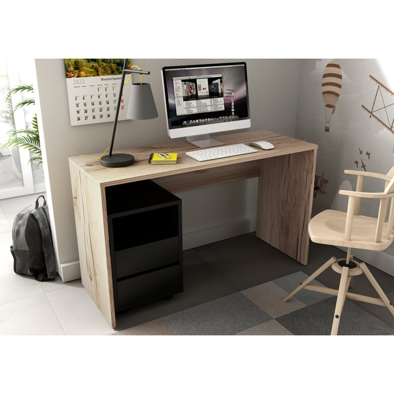 Sheree Writing Desk, Brown/Black