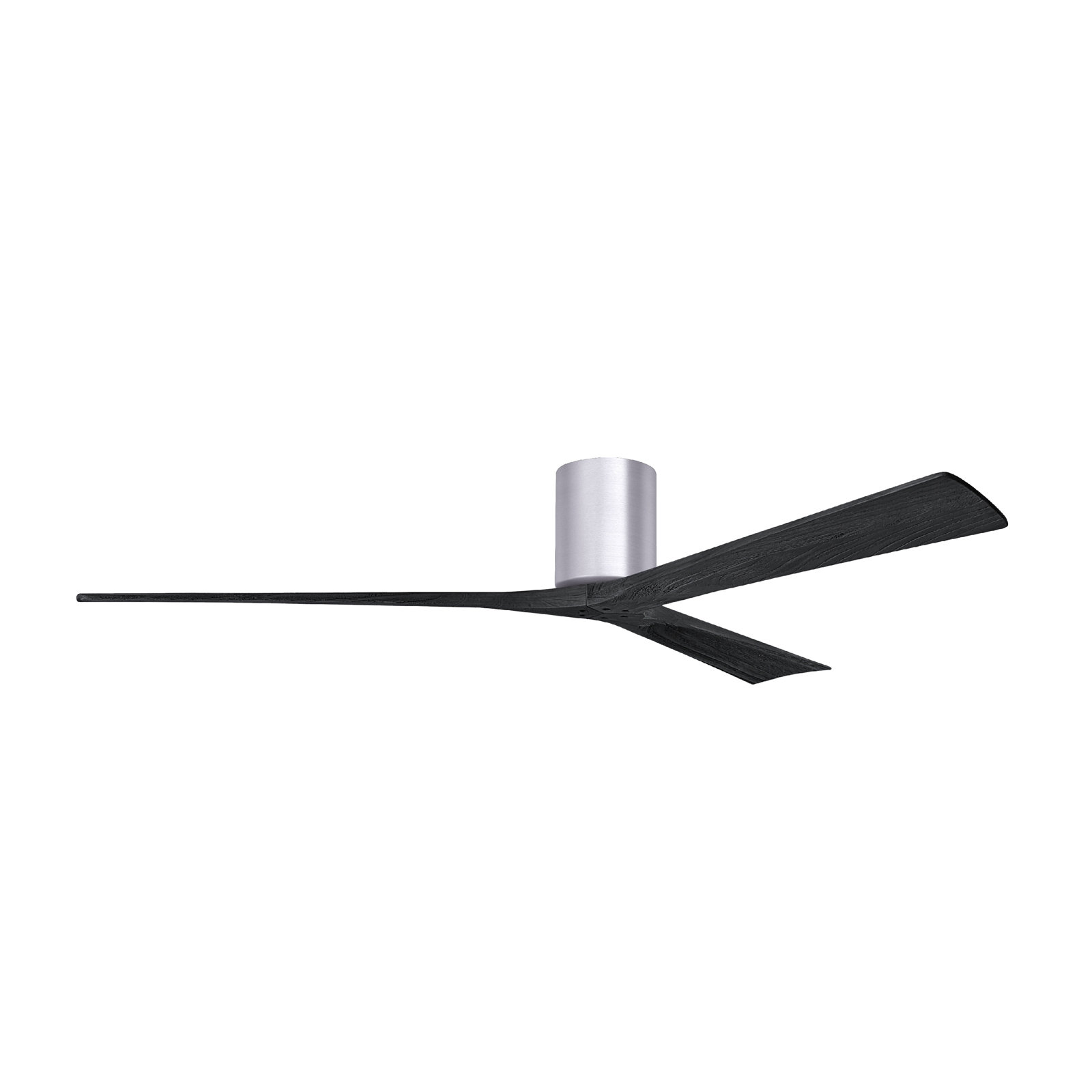 Olivier 3 Blade Ceiling Fan, Brushed Nickel, Matte Black, 72"