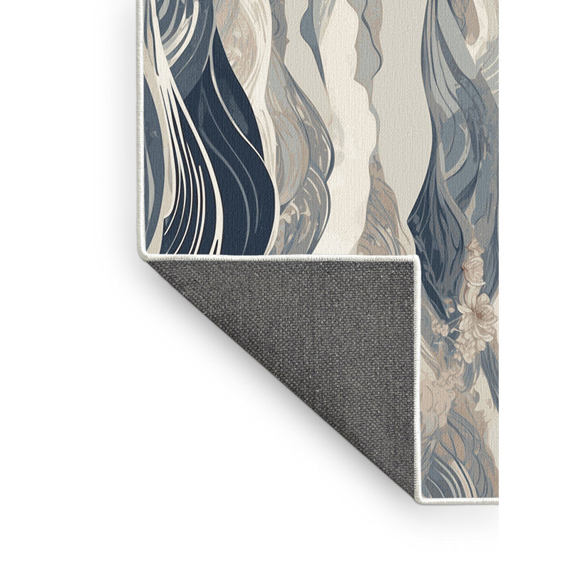 Blush Skyline Rug, Square 6'