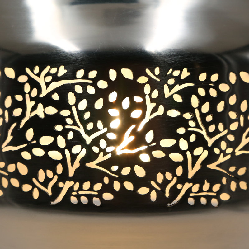 Luminaire suspendu en forme de larme 12 lumières argentées l 12 po Harville