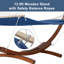 Hamac double avec support et housse Waverleigh-1878332682
