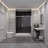 Rhodes 48" W x 76" H Single Sliding Frameless Shower Door-52233380