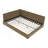 Upholstered Tufted Bed Frame, Sofa Bed Frame With Comfortable Backrest And Armrests, Bed For Bedroom, Living Room,Velvet-1199303033-1199303032