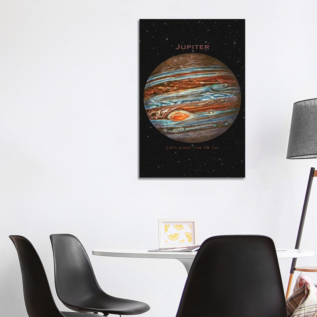 Jupiter von Terry Fan - Galerieverpackte Leinwand ohne Rahmen Giclée auf Leinwand