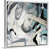 White Floater Framed Canvas