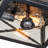 Black Outdoor Flush Mount