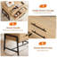 48cm W Bedside Table