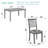 Dining Table Set 5 Pieces-1108267160-1108267167