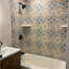 Garden Sunflower 8" x 8" Geometric Patterned Matte Porcelain Tile