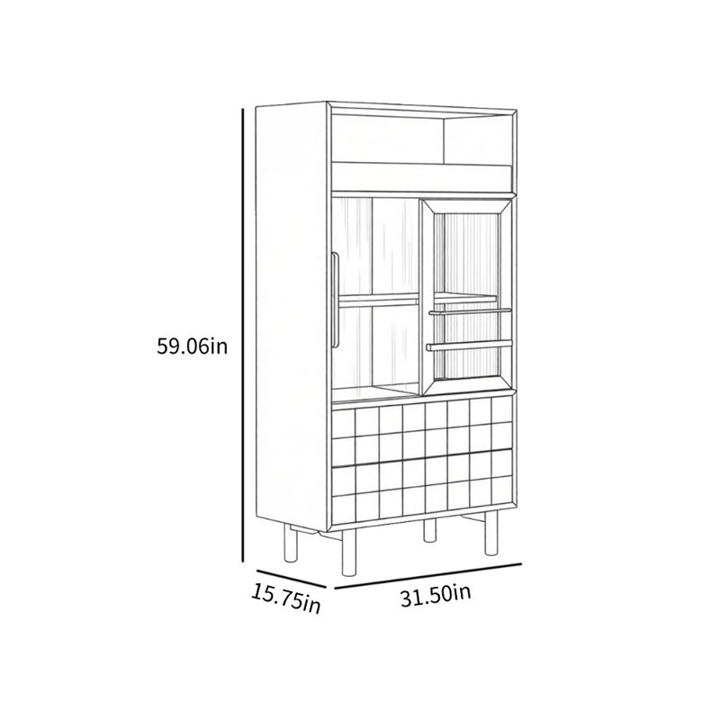 Armoire décorative Simple Glass