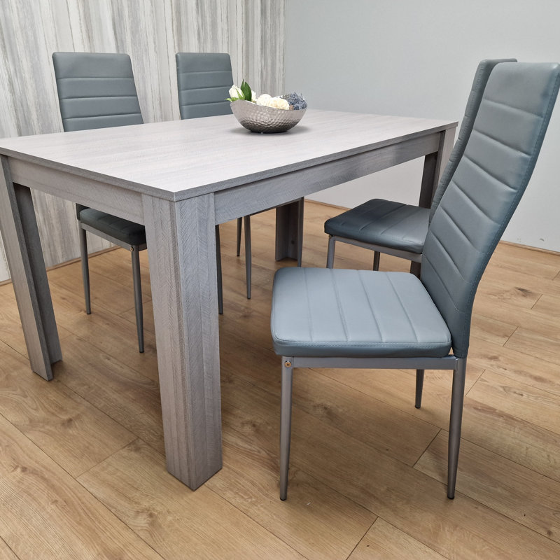 Aadhith 4 - Person Dining Set, H75 x L140 x W80cm