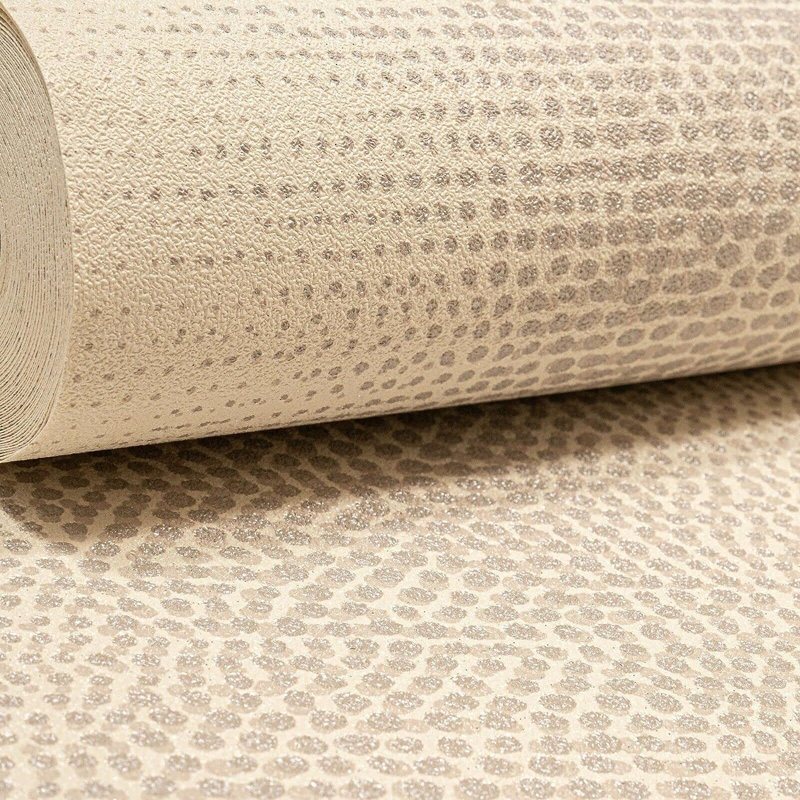 10m x 53cm Textured Glitter Wallpaper Roll