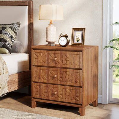 3-drawer Nightstand Set Of 2 by Lark Manor