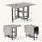 Mobile Folding Dining Table-1820652525
