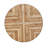 Indoor Dining Round Table With Metal Legs,Light Birch