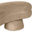 Banc rembourré en velours beige Zenna-1821666960