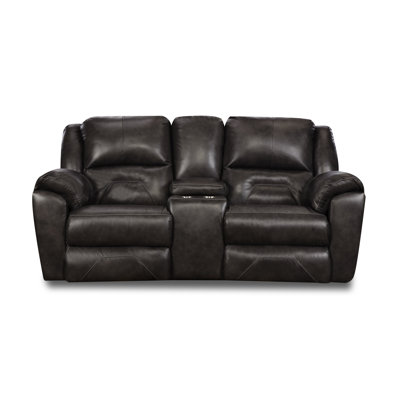 Pandora 81'' Leather Loveseat
