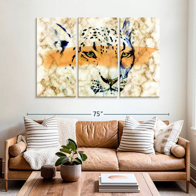 Brampt Leopard Magic, 42" H x 65" W