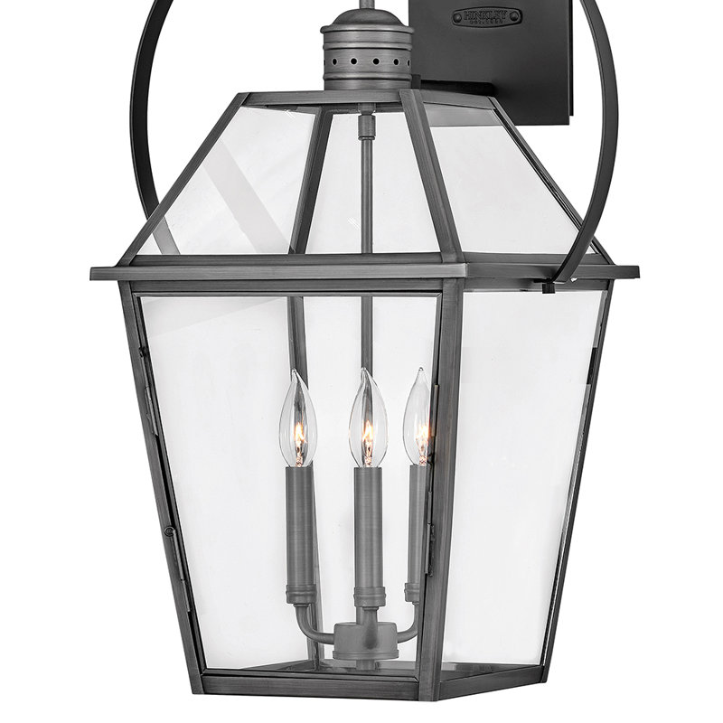 Nouvvelle 30.75" Three-Light Outdoor Wall Mount Lantern